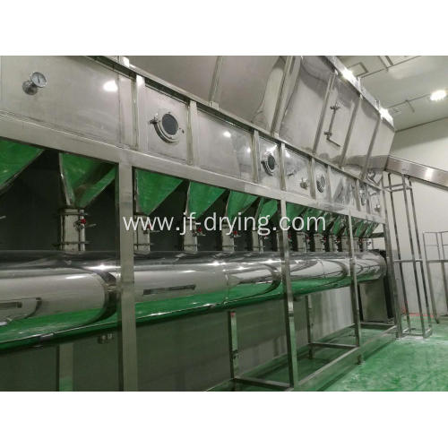 Horizontal continues Fluid Bed Dryer machine